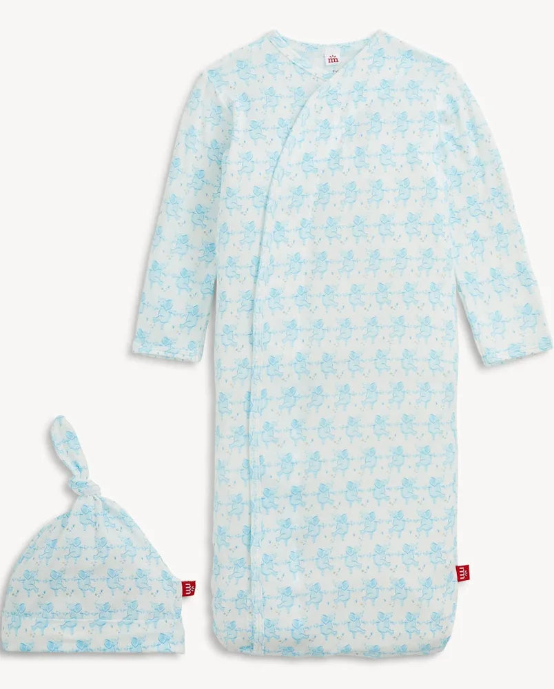 BLUE TRUNKETTES GOWN SET