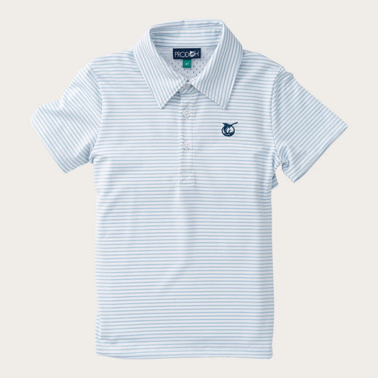 SS PERFORMANCE POLO CLEAR SKY STRIPE