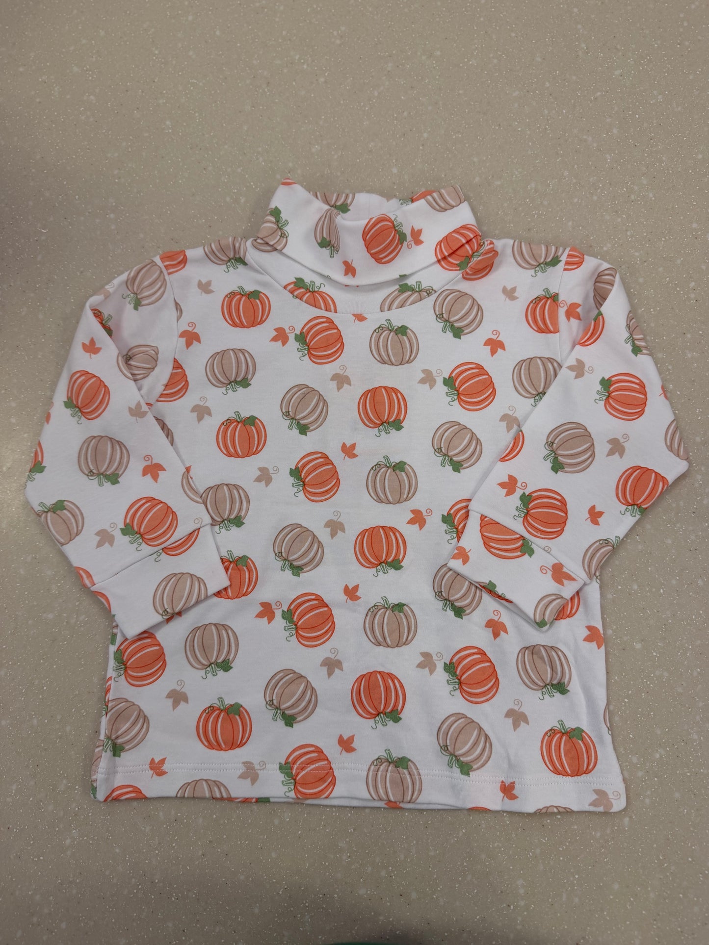 PASTEL PUMPKINS TURTLENECK