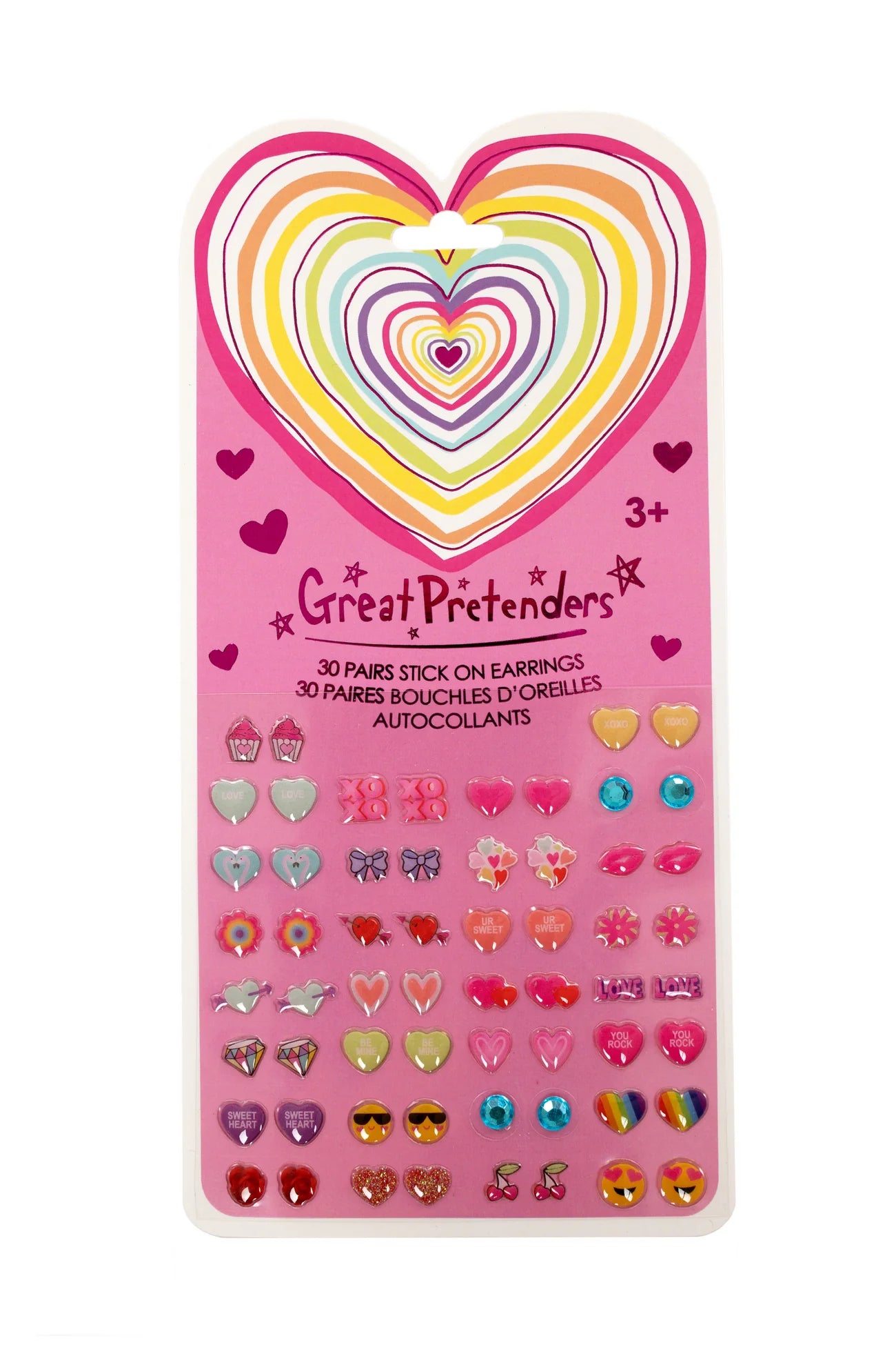 HEART STICKER EARRINGS