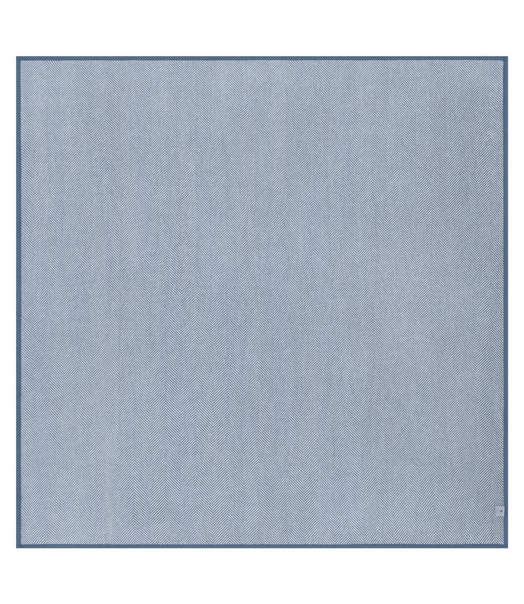 Harborview Herringbone Cornflower Blanket