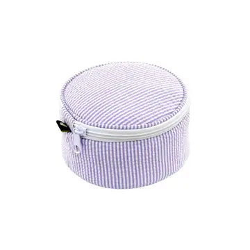 6" LILAC BUTTON BAG