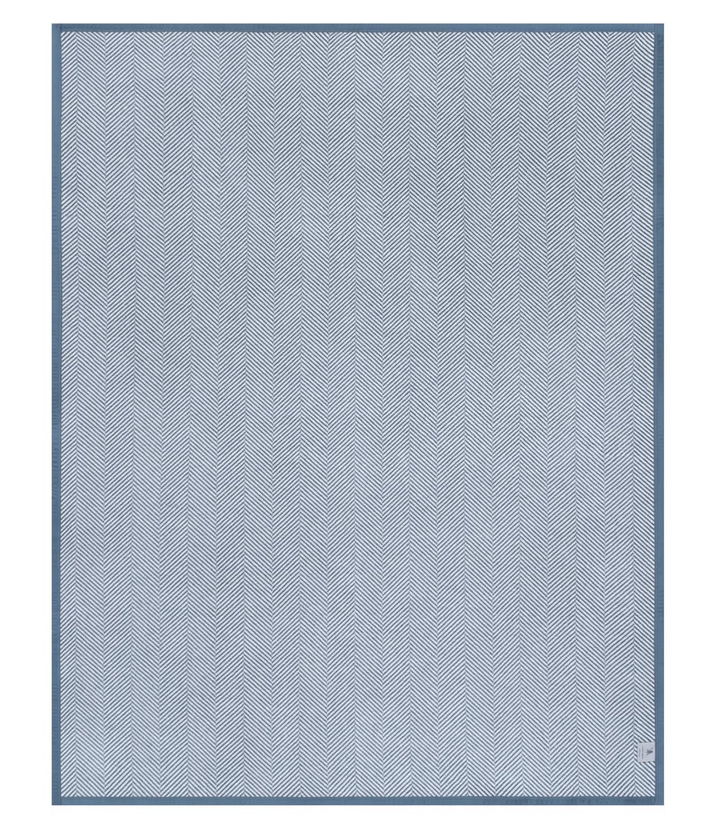 Harborview Herringbone Cornflower Blanket
