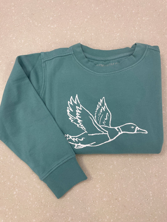 SEAFOAM MALLARD SWEATSHIRT