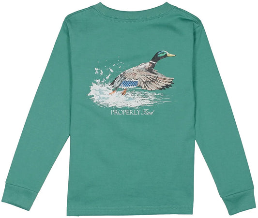 LIFT OFF LS TEAL SHIRT