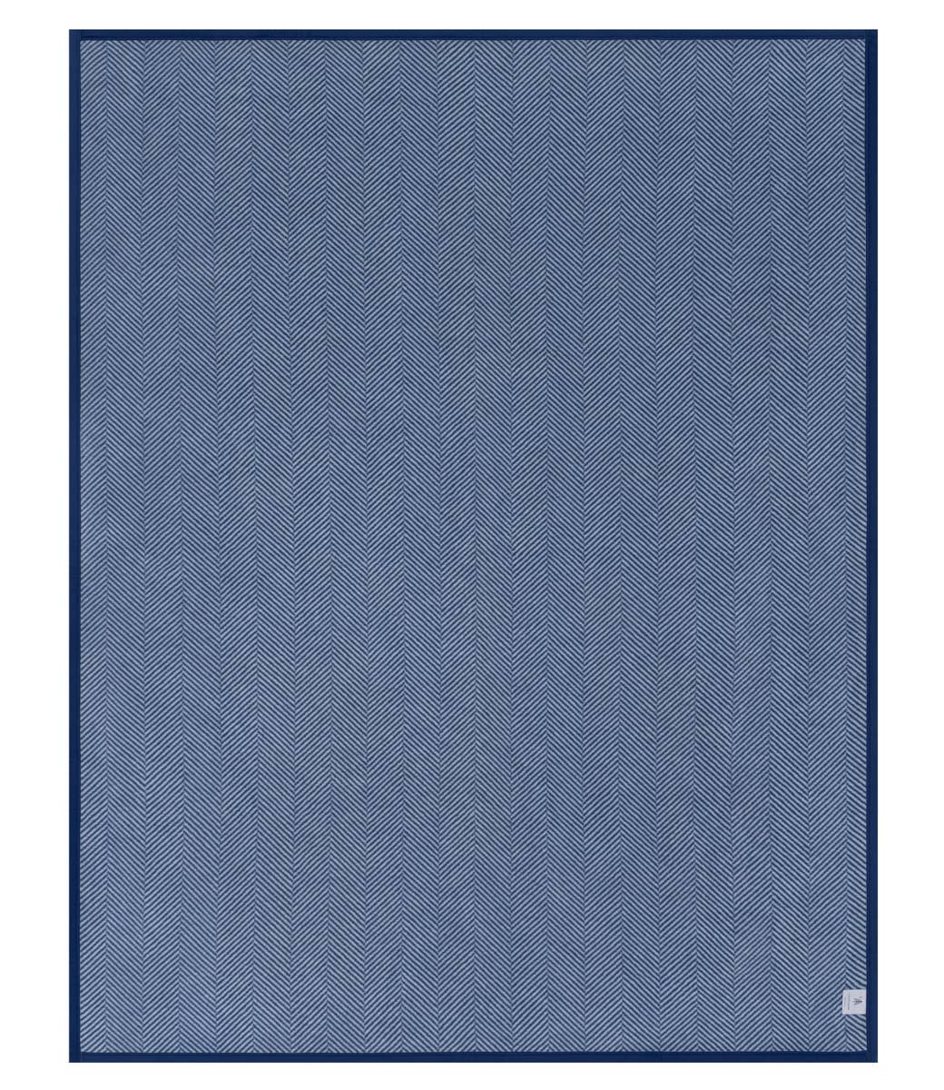 Harborview Herringbone Navy Blanket
