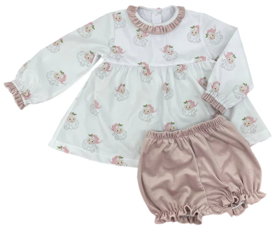 ISLA BLOOMER SET PINK SANTA