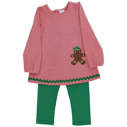 JOLLY GINGERBEAD TUNIC PANT SET