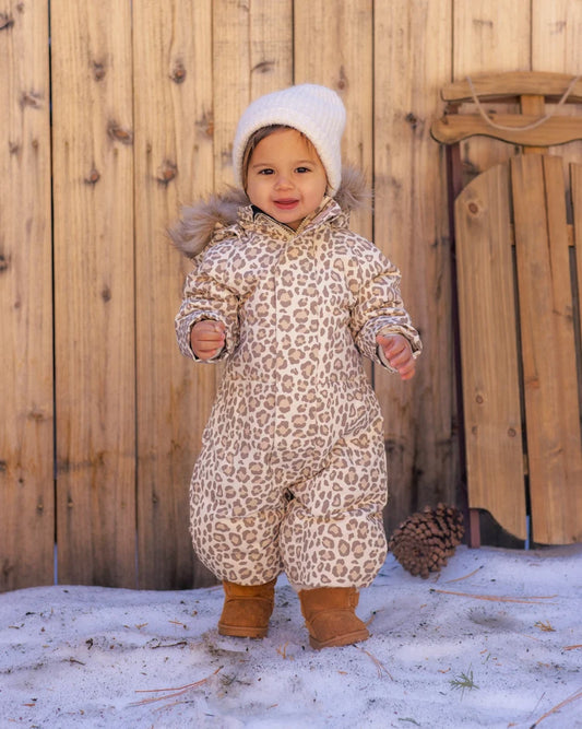 SKI SNOWSUIT LEOPARD
