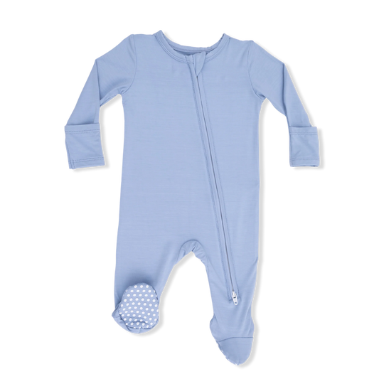 BLUE FOG 2 WAY ZIPPER FOOTIE