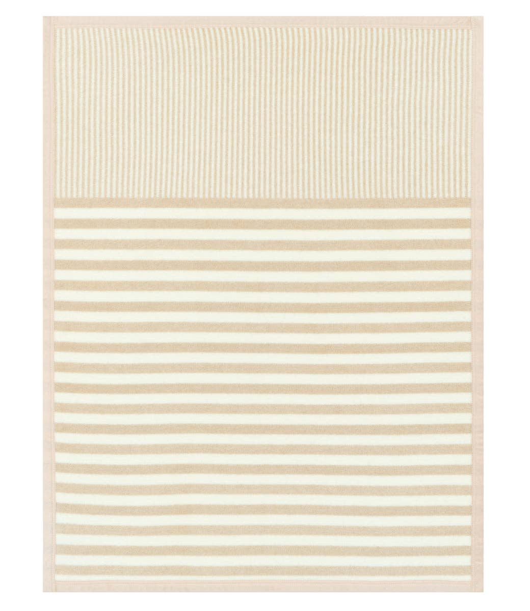 Sweet Pea Stripe Oak Mini Blanket