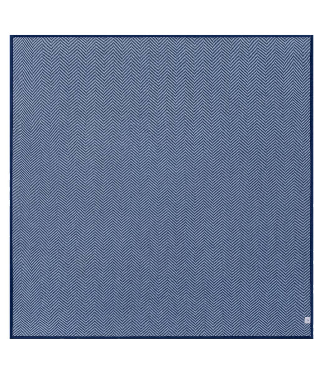 Harborview Herringbone Navy Blanket