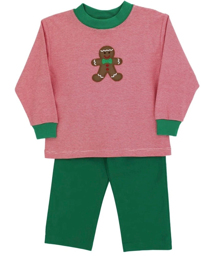 JOLLY GINGERBREAD BOY PANT SET