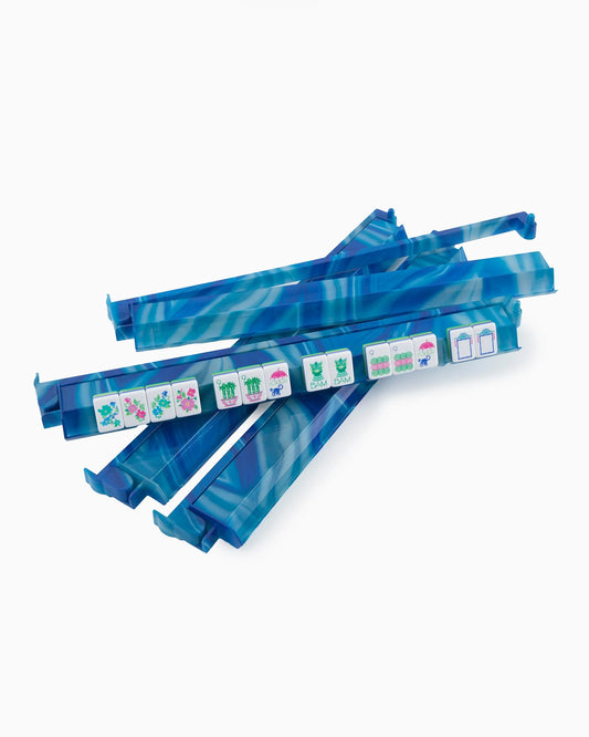 BLUE LACE AGATE RACK & PUSHER SET