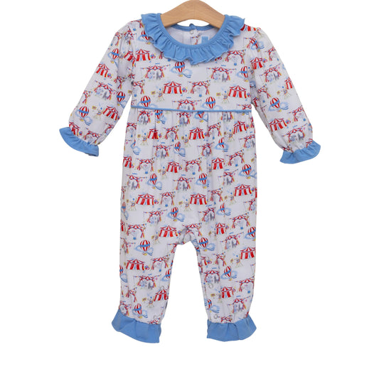 UNDER THE BIG TOP RUFFLE ROMPER
