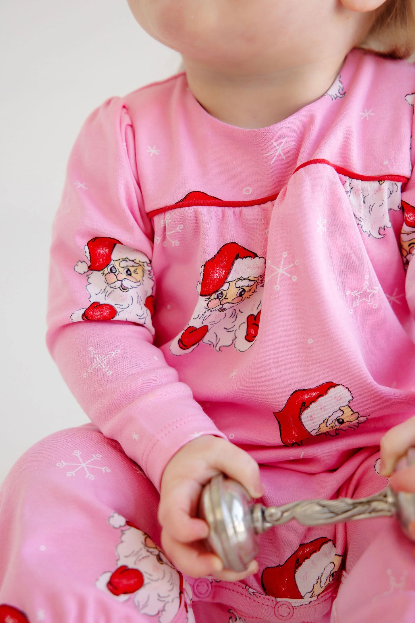 LS PENNY PLAYSUIT SANTA