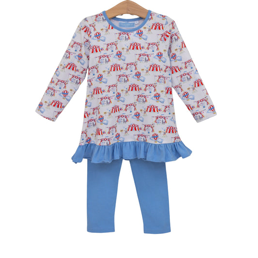 UNDER THE BIG TOP RUFFLE PANT SET