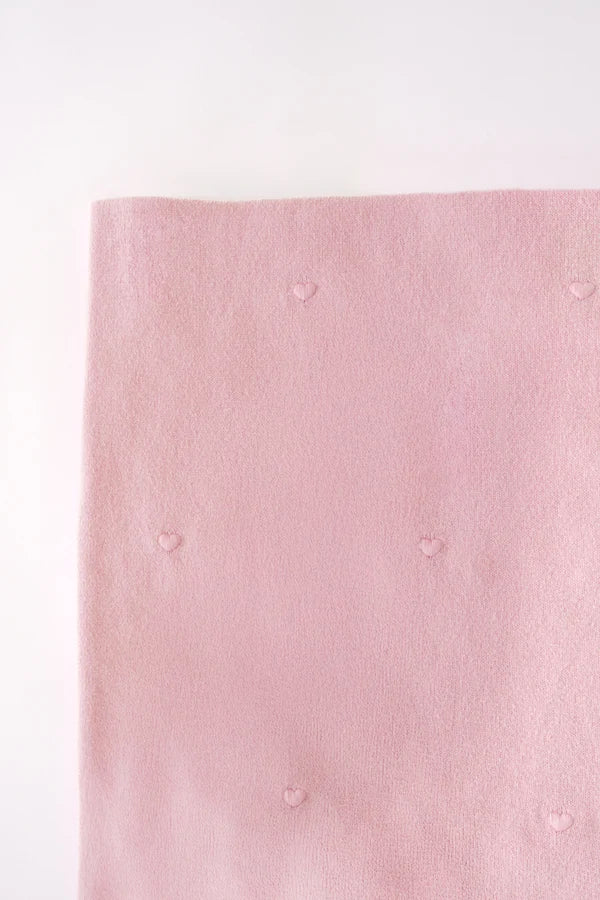 BAILEY BABY BLANKET PALM BEACH PINK