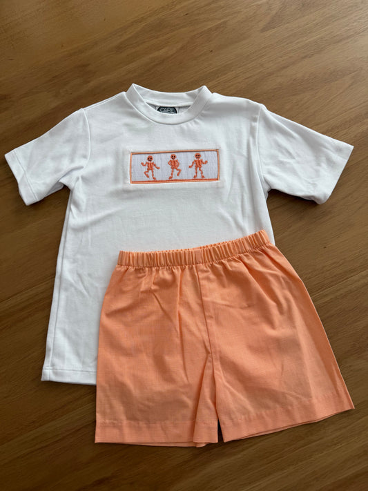 SPUNKY SKELETONS SHORT SET