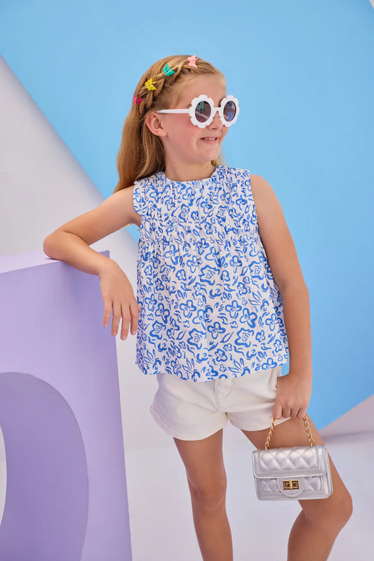 ANITA TOP MATISSE BLOOMS
