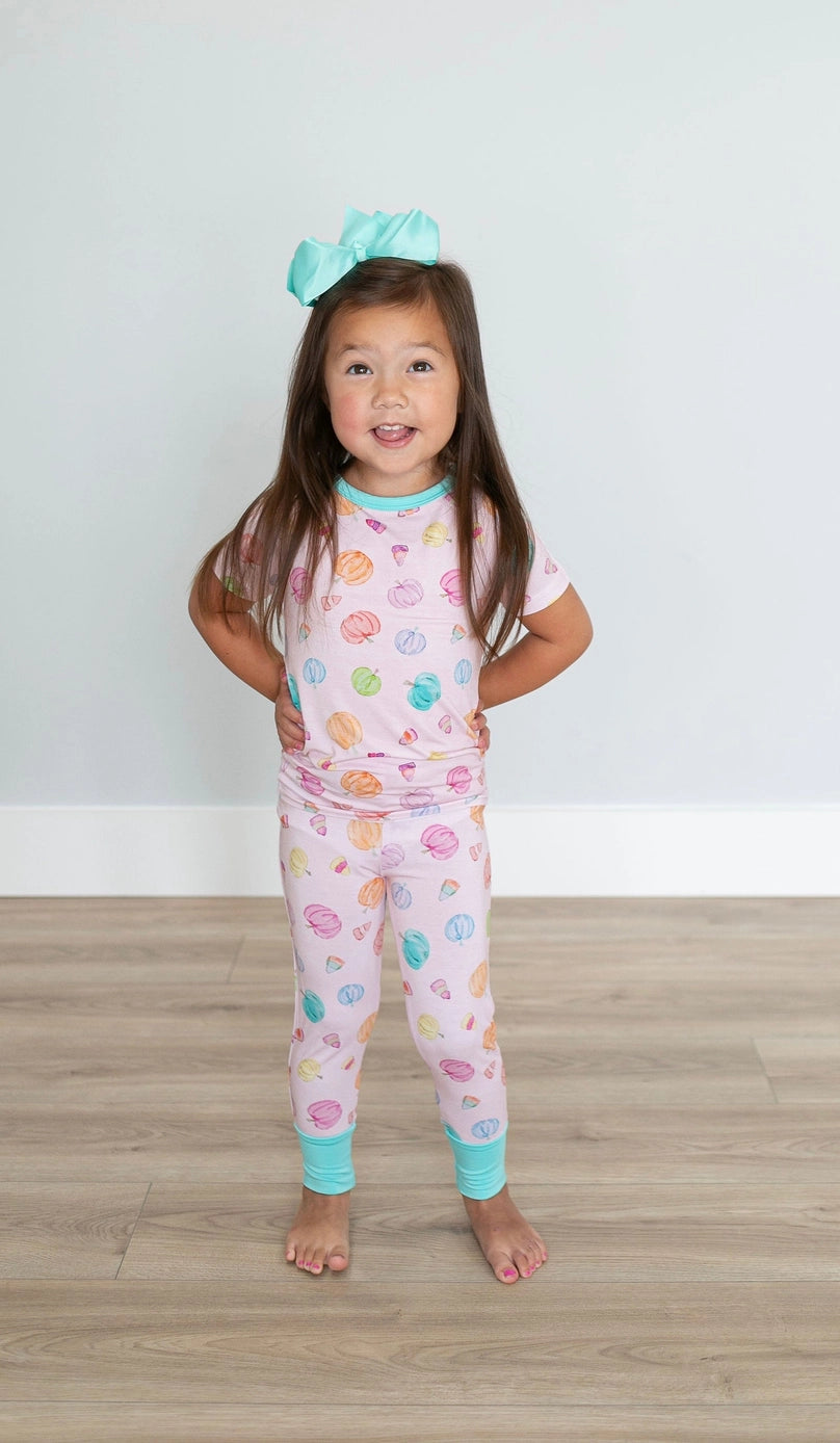 PINK PUMPKIN PJ SET