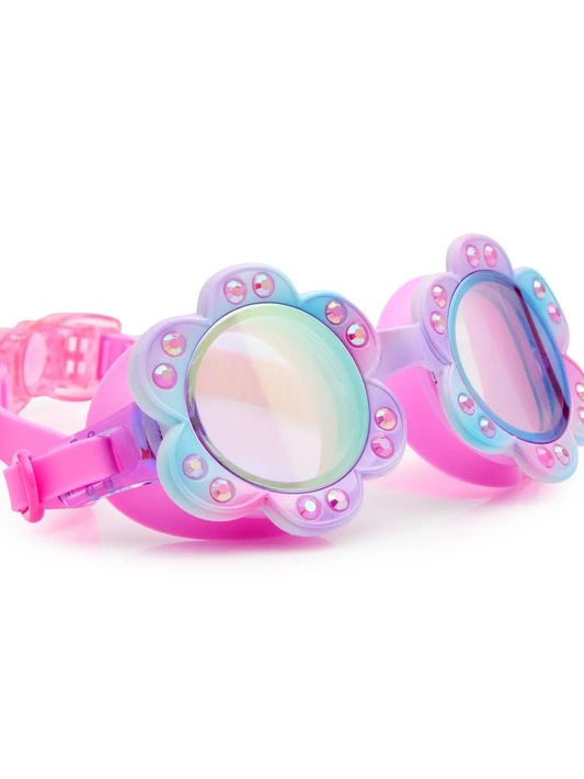 GARDENIA FLOWER SWIM GOGGLES