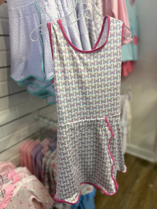 PEACE LOVE BUTTERFLIES PERFORMANCE DRESS