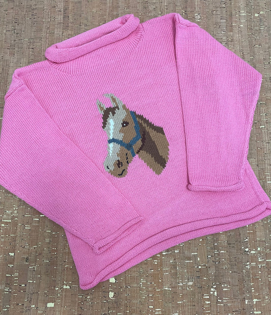 PINK HORSE ROLLNECK