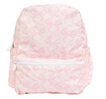 BOWS ON PINK BACKPACK