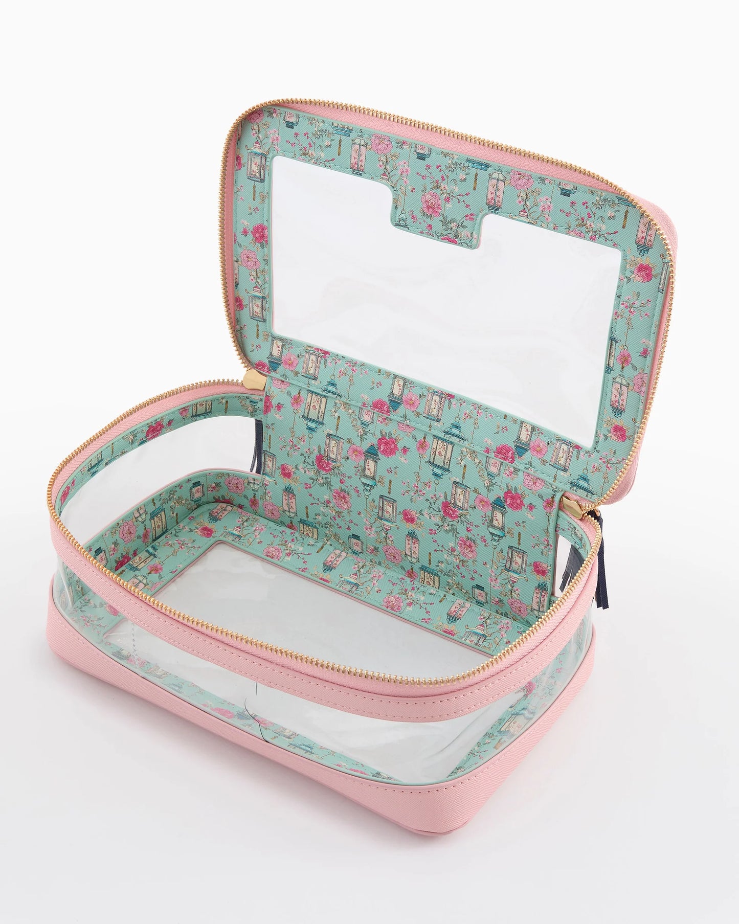 LT PINK TILE STORAGE BAG