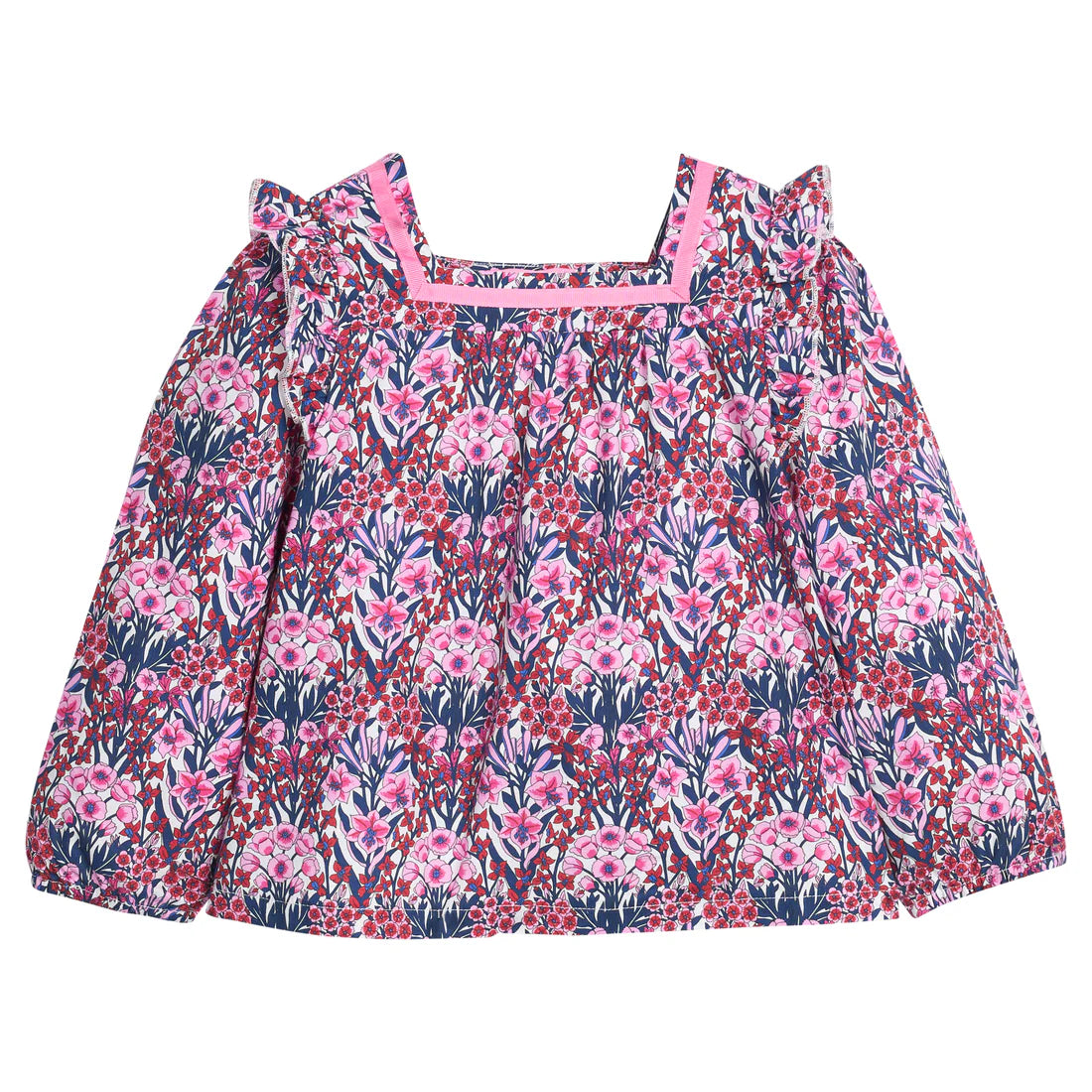 Adams Buckles ADAMS TOP FOXCROFT WINTER FLORAL – Buckles and Bows