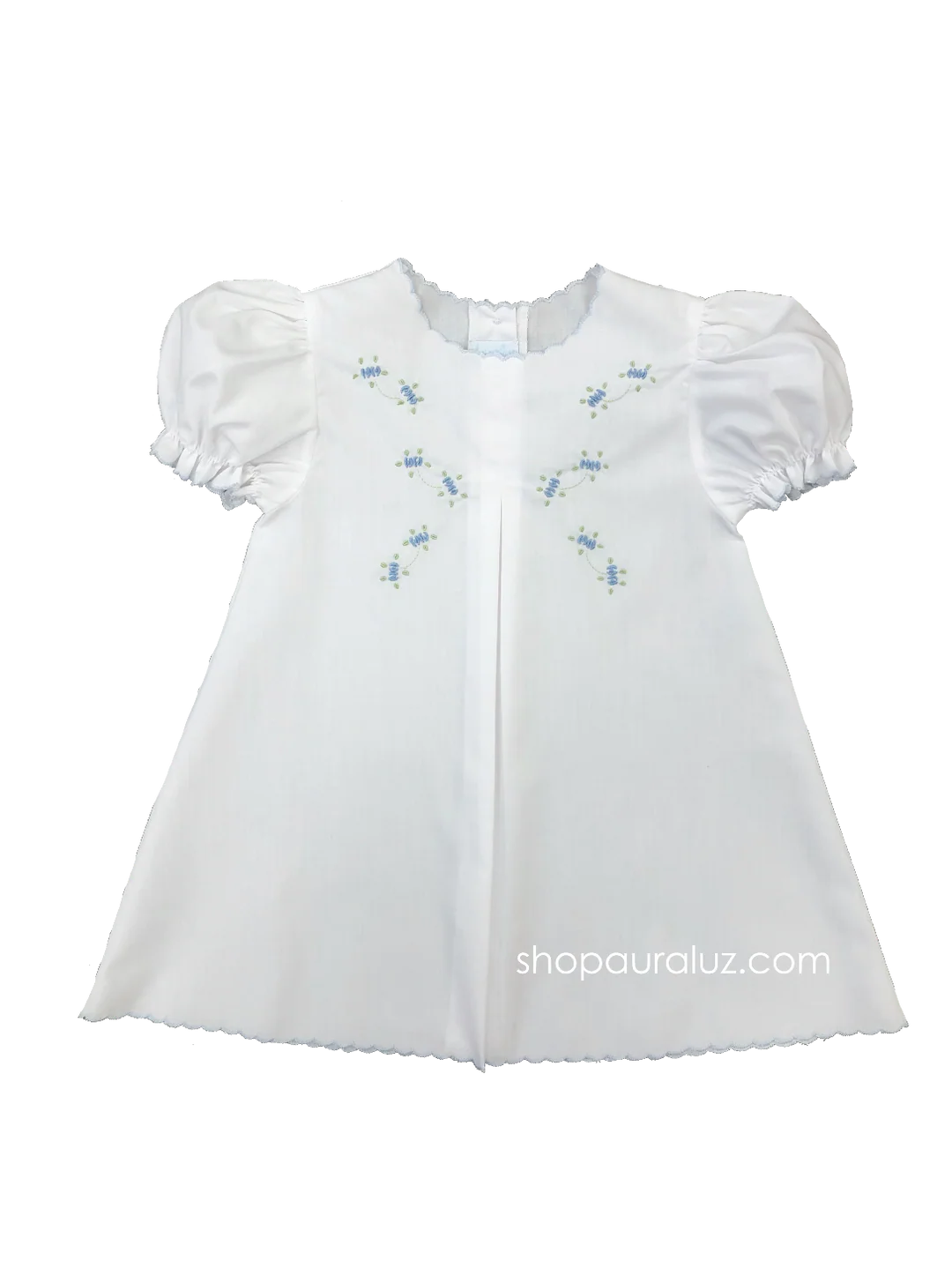 BLUE TINYBUD BABY GOWN