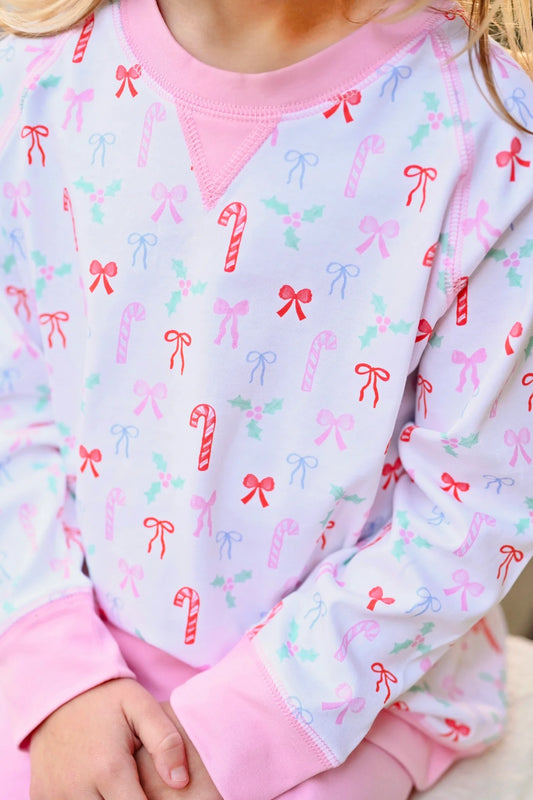 SIDNEY SWEATSHIRT BOWS & HOLLY