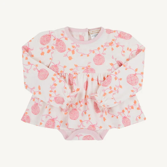 LS DAISY DIAPER COVER DRESS GOURD-GEOUS