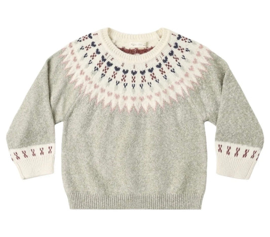 FAIR ISLE SWEATER SAGE