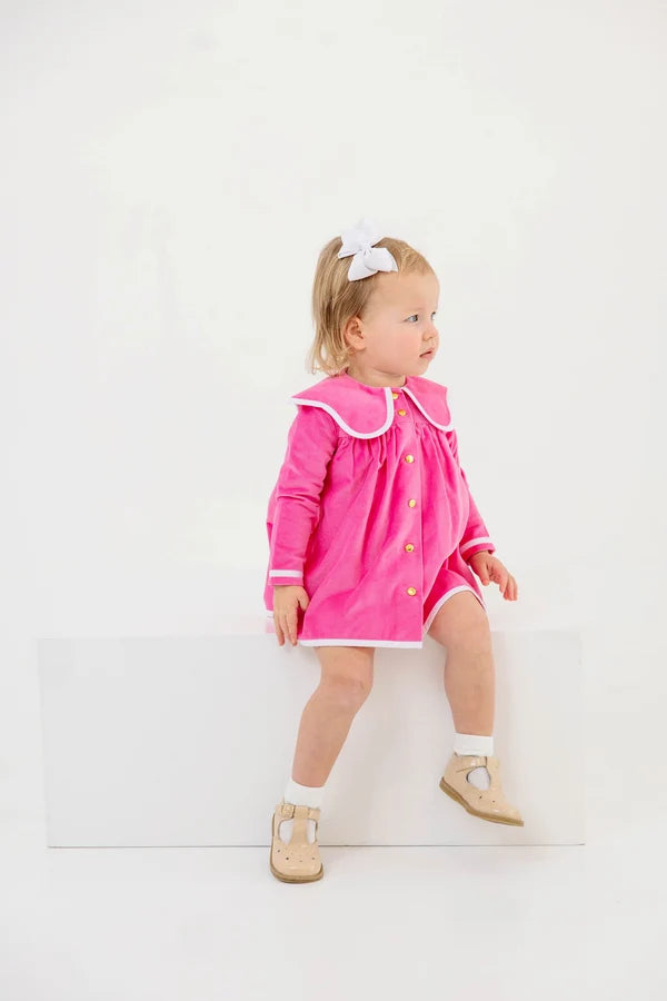 TABITHA DRESS WINTER PARK PINK VELVETEEN
