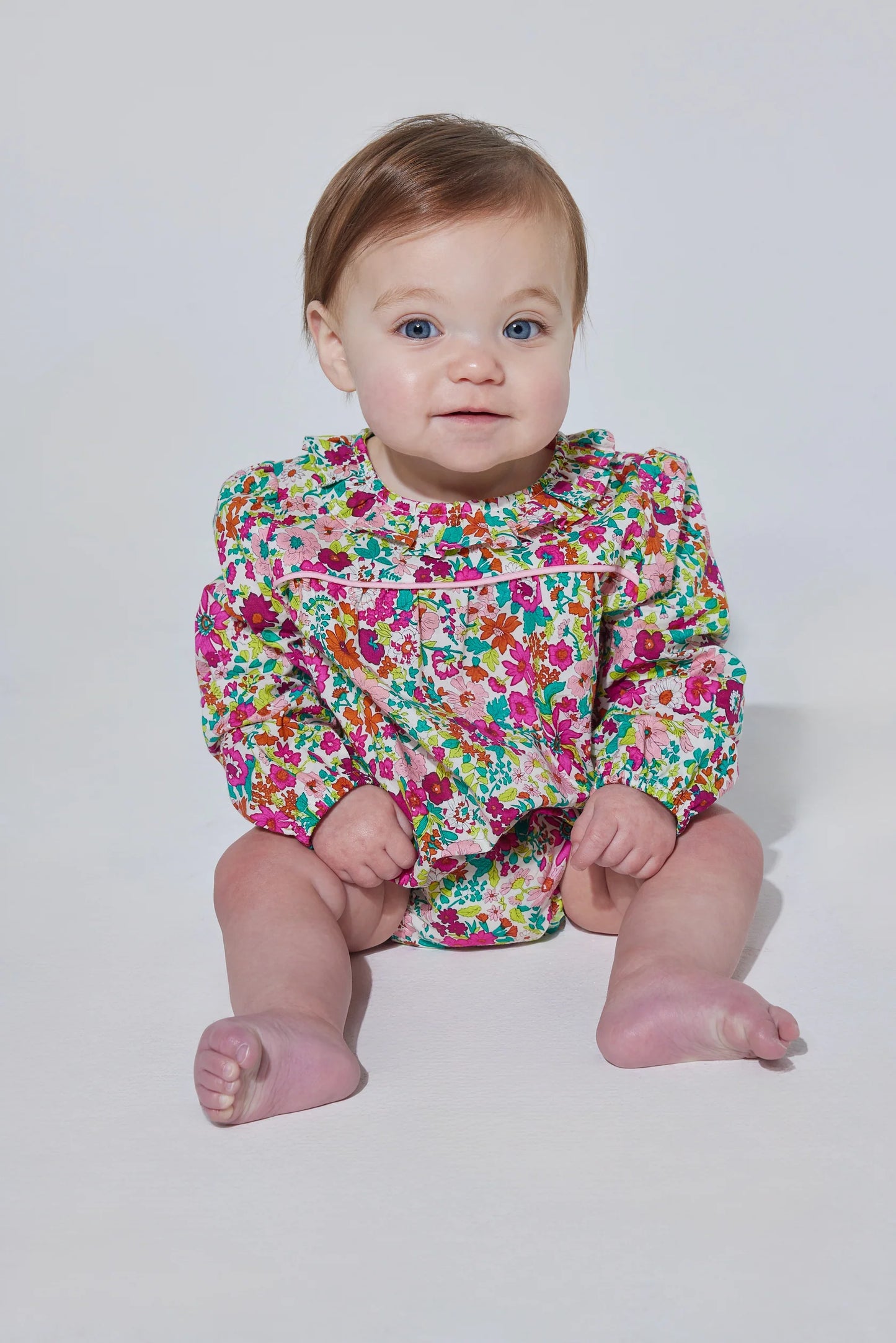 CAROLINE BUBBLE MAGENTA FLORAL