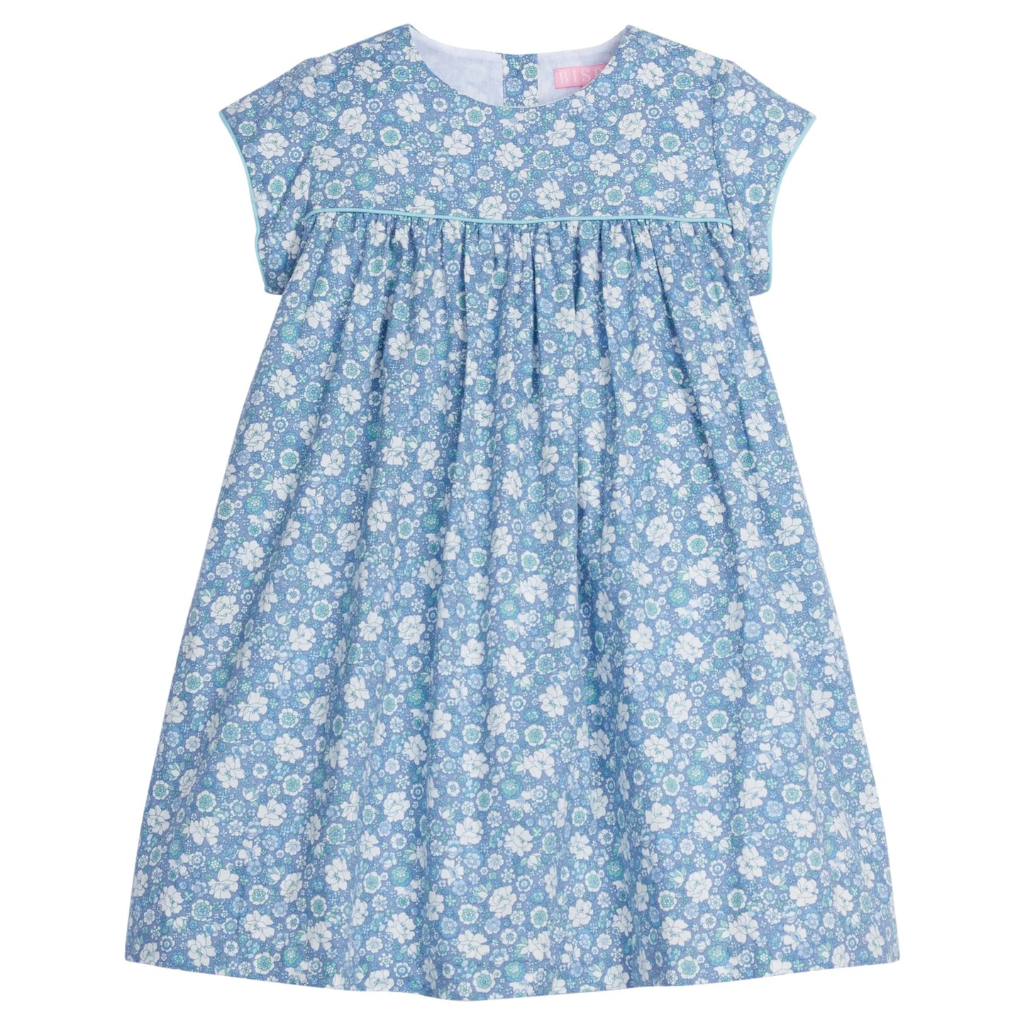 CHARLOTTE DRESS BEDFORD BLUE