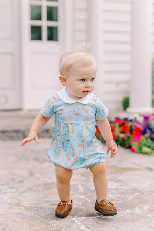 BLUE BOOTS BUBBLE