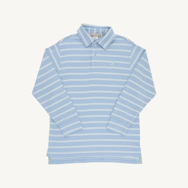 PRIM PROPER POLO LS SKY GREENWICH GREEN