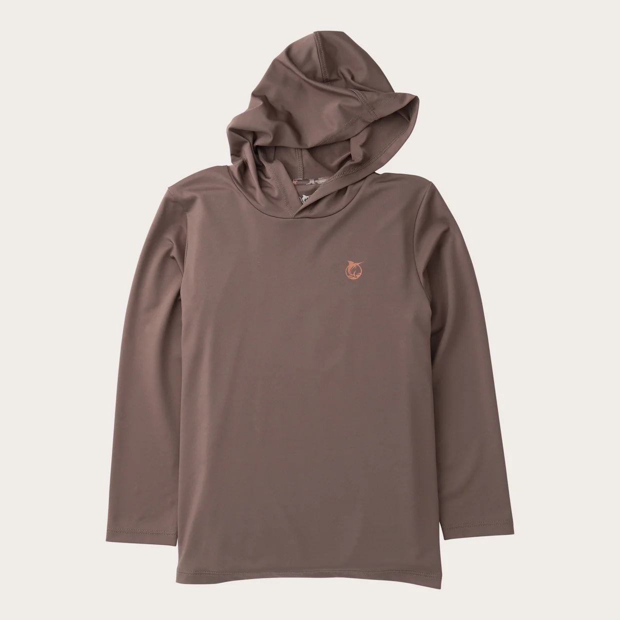 PERFORMANCE HOODIE COFFEE QUARTZ