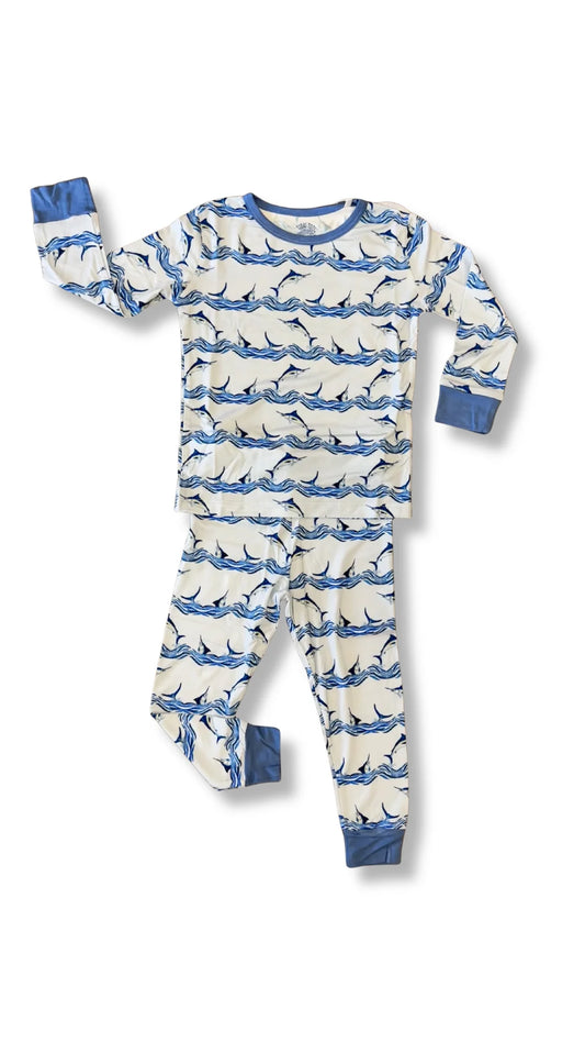 MARLIN MOTION BLUE LS PANT SET