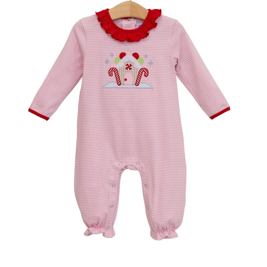 GINGERBREAD HOUSE ROMPER