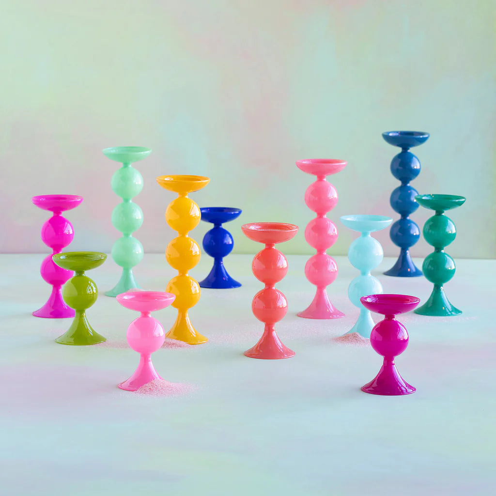 SUGAR PLUM PILLAR CANDLE HOLDER