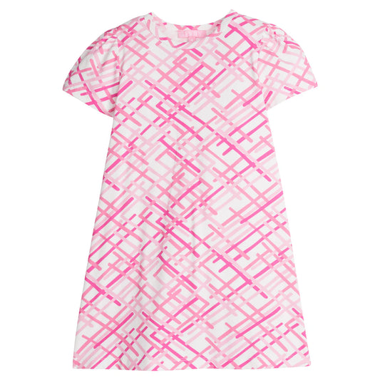 EVERYDAY DRESS PINK ZIG ZAG