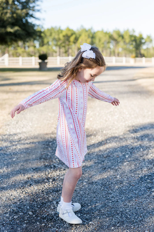 SCALLOPS & HEARTS PLAY DRESS