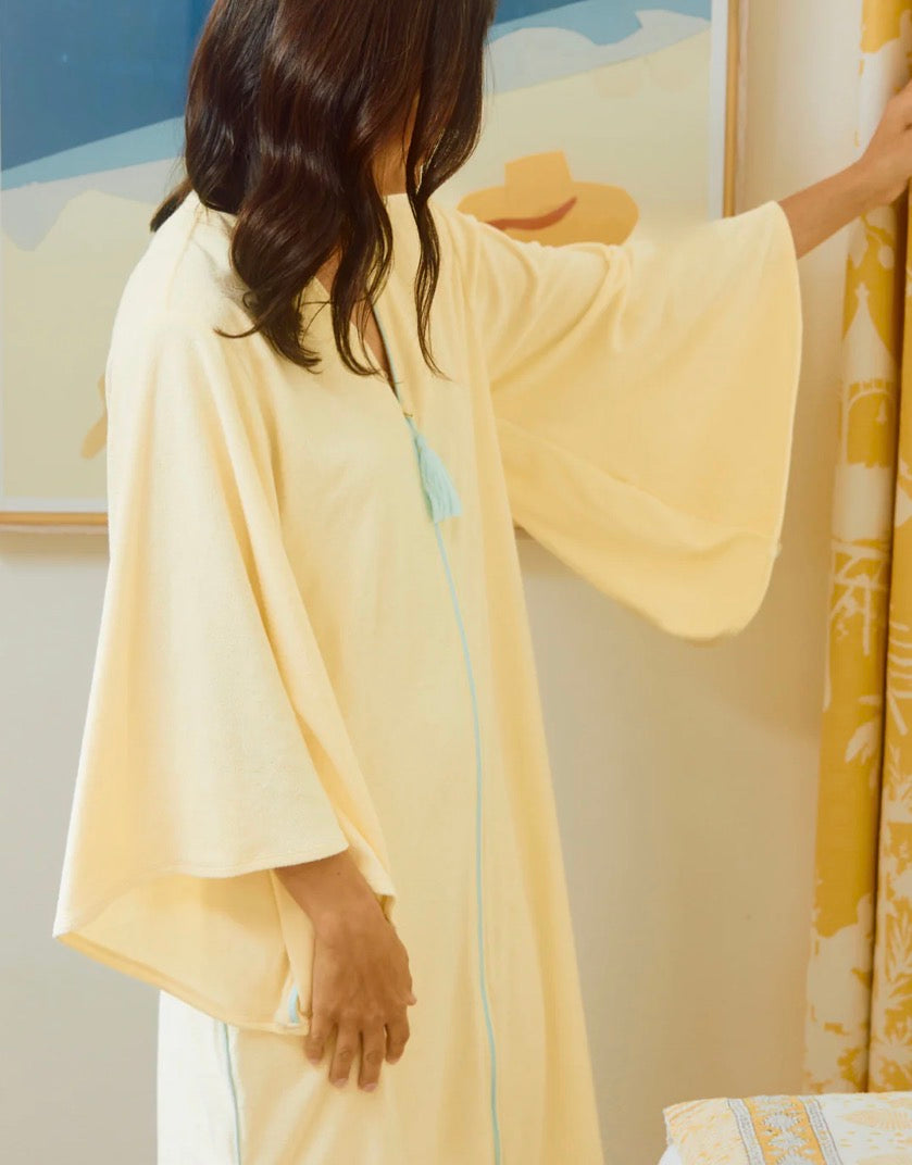 ZIP UP HOUSECOAT BUTTERCUP