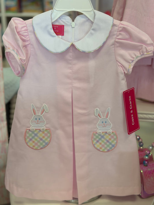 BUNNY PINK FLOAT W/ POCKETS