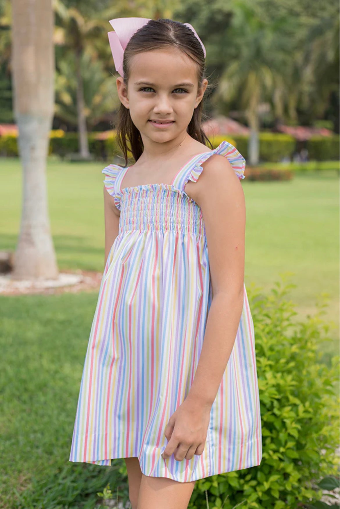 RAINBOW STRIPE DONNA DRESS