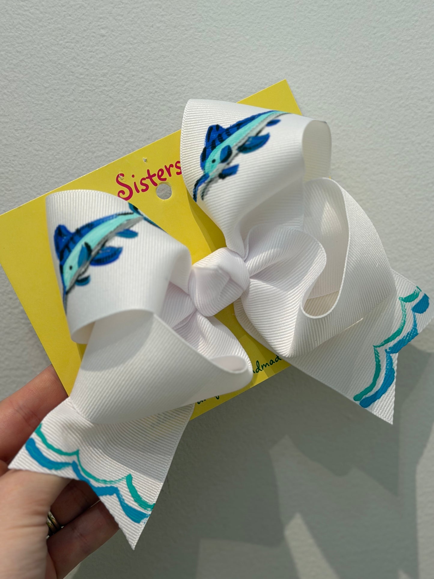 LARGE HANDPAINTED BOW